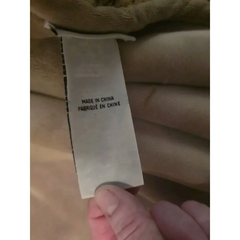 RARE Pottery Barn Blanket Faux Fur Caramel Ombre 80